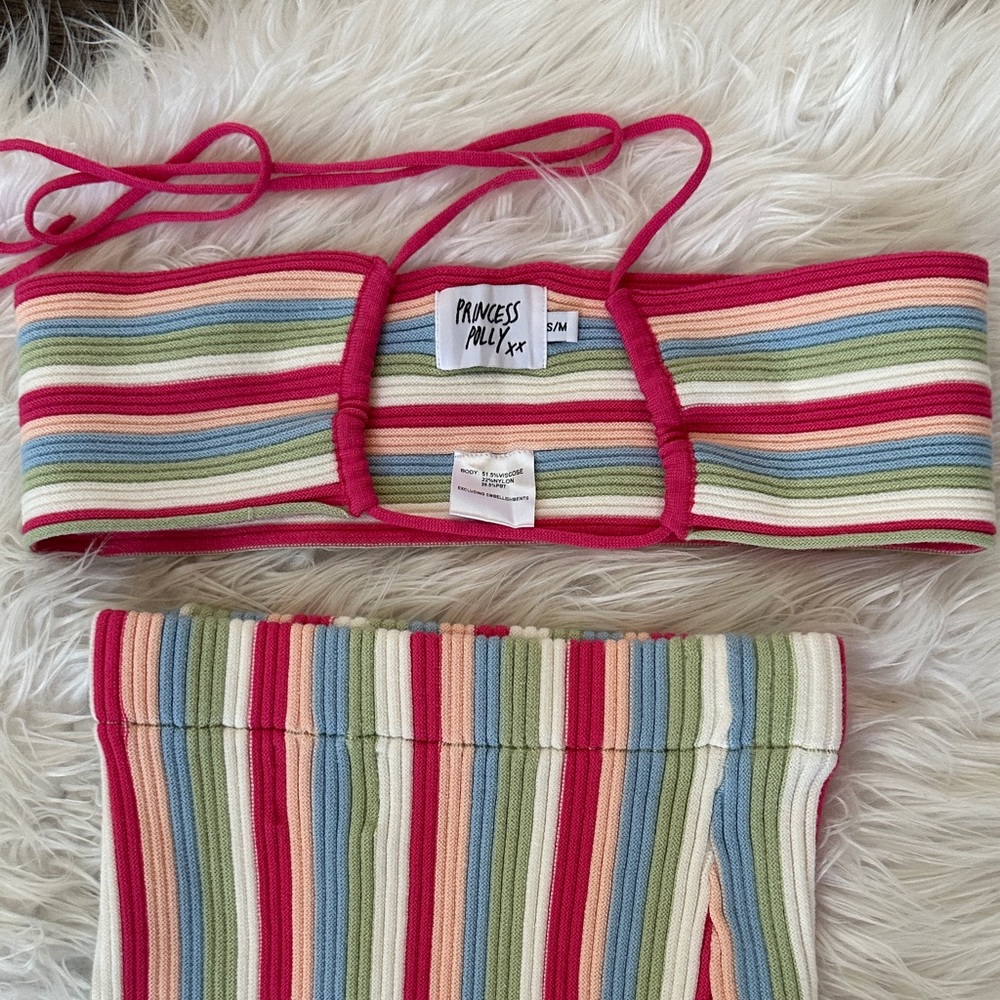 Princess Polly Multicolor Striped Set - Picture 3 of 5